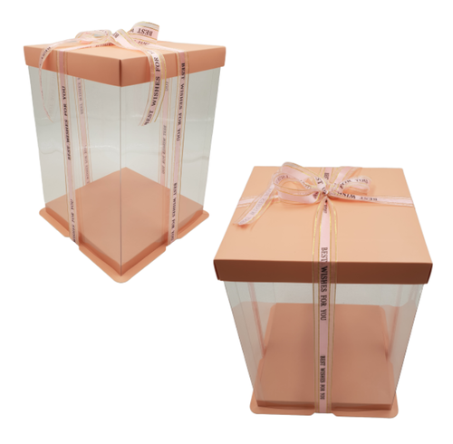 DELUXE KUCHEN BOX - ROSA - 30 X 34 CM