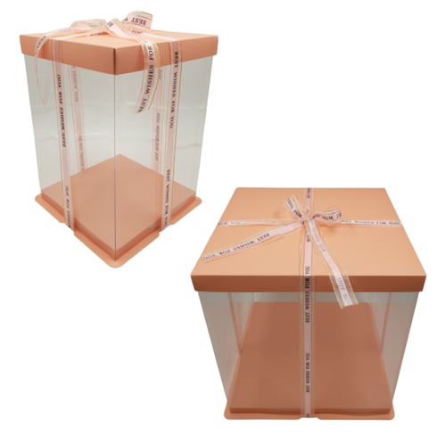 DELUXE KUCHEN BOX - ROSA - 33.5 X 37 CM