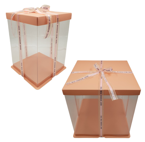 DELUXE KUCHEN BOX - ROSA - 38.5 X 40 CM