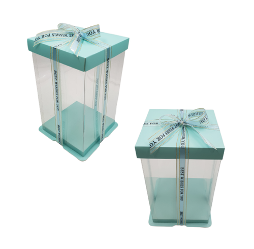 DELUXE KUCHEN BOX - BLAU - 17 X 29 CM