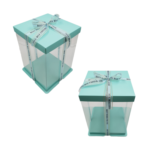 DELUXE KUCHEN BOX - BLAU - 30 X 34 CM