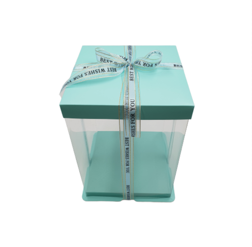 DELUXE KUCHEN BOX - BLAU - 43 X 45 CM