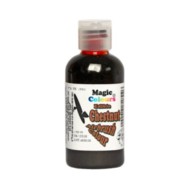 MAGIC COLOURS AIRBRUSH-LEBENSMITTELFARBE - CHESTNUT/KASTANIENBRAUN 55 ML