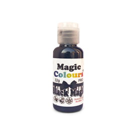 MAGIC COLOURS PRO LEBENSMITTELFARBE IN GELFORM - BLACK MAGIC/ MAGISCHES SCHWARZ 32 G