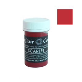 SUGARFLAIR PASTELLFARBEN - SCARLET 25 G