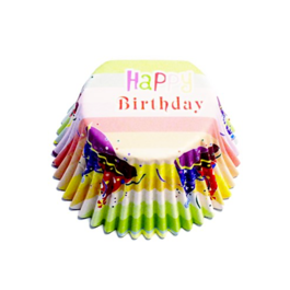 PME CUPCAKE EINWEGFORMEN - "HAPPY BIRTHDAY-HTE"