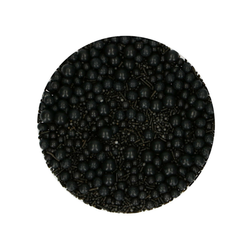 FUNCAKES SPRINKLES - BLACK MEDLEY 65 G