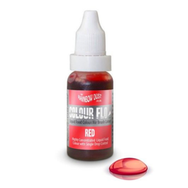 RAINBOW DUST FLSSIGFARBSTOFF "FLO" - RED 19 ML