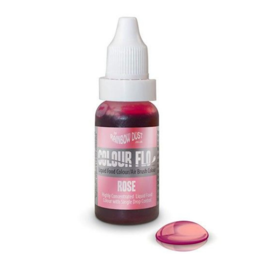 RAINBOW DUST FLSSIGFARBSTOFF "FLO" - ROSE 19 ML