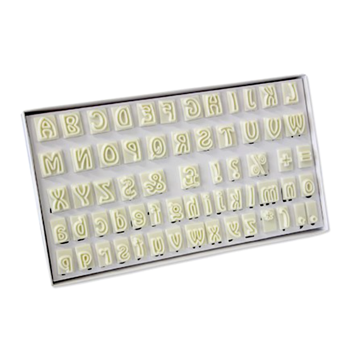 JEM ALPHABET AUSTECHFORMEN SET - 64 ZEICHEN