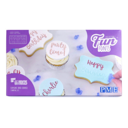 PME "FUN FONTS" CUPCAKE - UND COOKIE-MARKER - KOLLEKTION N1