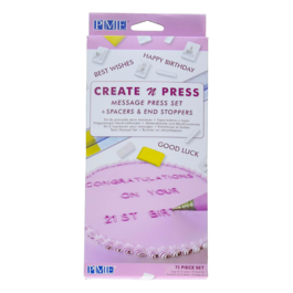 PME "CREATE N PRESS" LETTER MARKERS - ALPHANUMERISCHE STEMPEL