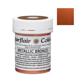 SUGARFLAIR SCHOKOLADENFARBE - METALLIC BRONZE 35 G