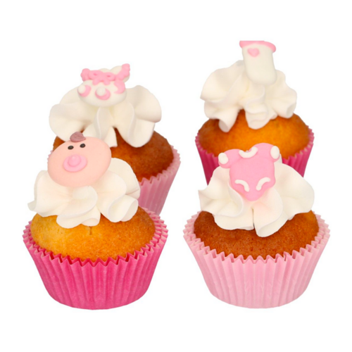 FUNCAKES ZUCKERDEKORATIONEN - ROSA BABY