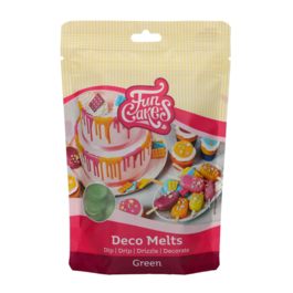 FUNCAKES GRNE DECO MELTS  250 G