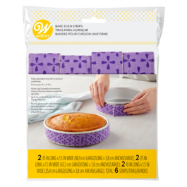 WILTON  BAKE-EVEN BÄNDER (6 U)