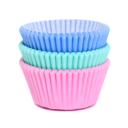 "HOUSE OF MARIE" SET CUPCAKE-EINWEGFORMEN - PASTELLTNE