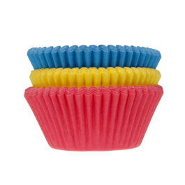 "HOUSE OF MARIE" SET CUPCAKE-EINWEGFORMEN - PRIMRFARBEN