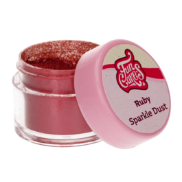 FUNCAKES GLITZERPULVER - RUBY