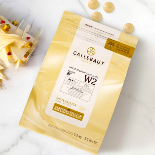 CALLEBAUT WEISSE SCHOKOLADEN CALLETTS 2,5 KG