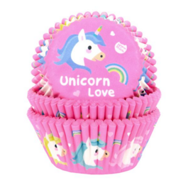 "HOUSE OF MARIE" SET CUPCAKE-EINWEGFORMEN - EINHORN