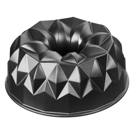 KAISER ALUMINIUMBACKFORM - "GEOMETRISCHER BUNDT " 25 CM