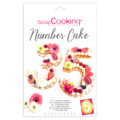 SCRAPCOOKING KUCHENSCHABLONEN - ZAHLEN