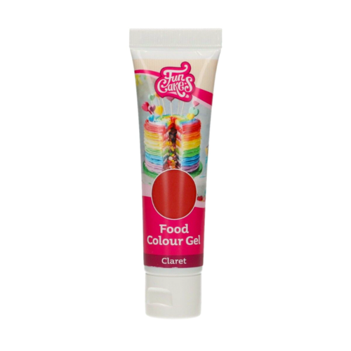 FUNCAKE GELFÖRMIGE LEBENSMITTELFARBE - WEINROT 30 G