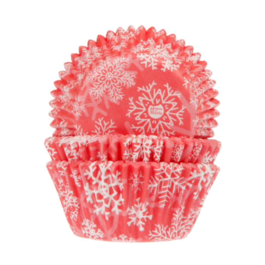 HOUSE OF MARIE CUPCAKE-EINWEGFORMEN - SCHNEEFLOCKEN