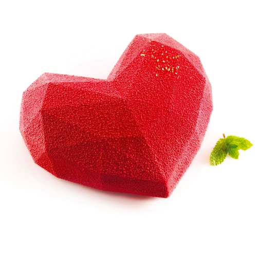 SILIKOMART GEOMETRIC ORIGAMI MOULD - "AMORE" HEART