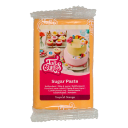 FUNCAKES FONDANT - TROPICAL ORANGE 250 G