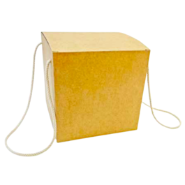 KRAFT-PANETTONE-SCHACHTEL MIT SCHLEIFE - 18,5 CM