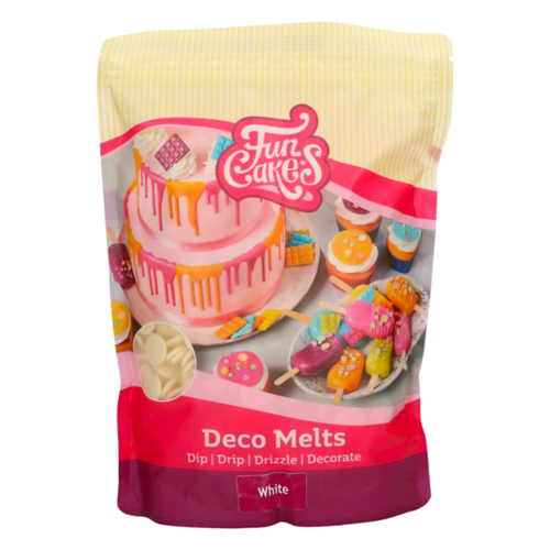 FUNCAKES WEISSE DECO MELTS  1 KG