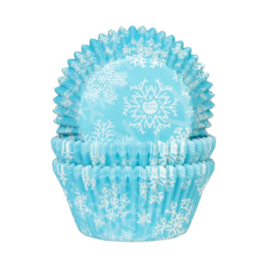 "HOUSE OF MARIE" CUPCAKE-EINWEGFORMEN - KRISTALLBLAU