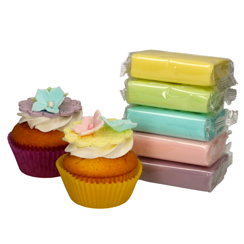 FUNCAKES FONDANT MULTIPACK - PASTELLTNE (5 X 100 G)