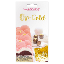 SCRAPCOOKING ESSBARE GOLD BLTTER - 24 K