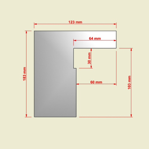 EDELSTAHL TEIGSCHABER - ZYLINDRISCHER TOPF N2