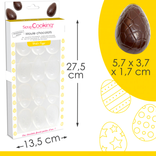 SCRAPCOOKING-SCHOKOLADENFORM - EIER