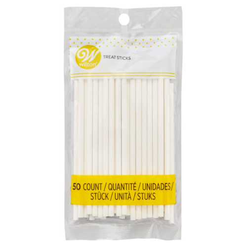 50 WILTON LOLLIPOP-STICKS - 10 CM