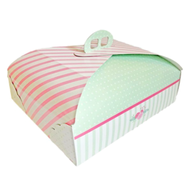 RECHTECKIGE KUCHENBOX MIT GRIFF - 33 X 26 CM