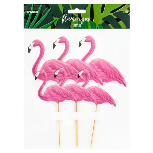 PARTYDECO TOPPER - FLAMINGOS