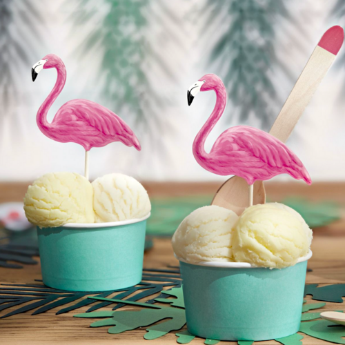 PARTYDECO TOPPER - FLAMINGOS