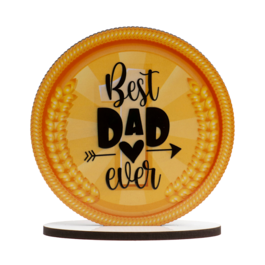 DEKORA KUCHEN TOPPER "BEST DAD EVER"