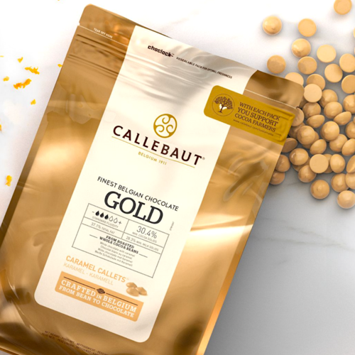 CALLEBAUT GOLD KARAMELLISIERTE SCHOKOLADEN CALLETS- 400 G