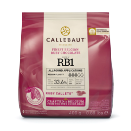 CALLEBAUT RUBY SCHOKOLADEN CALLETS 400 G