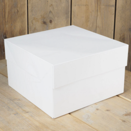 FUNCAKES WEISSE KUCHEN BOX - 25 CM