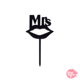 SCHWARZE CUPCAKE TOPPERS - MRS LIPPEN