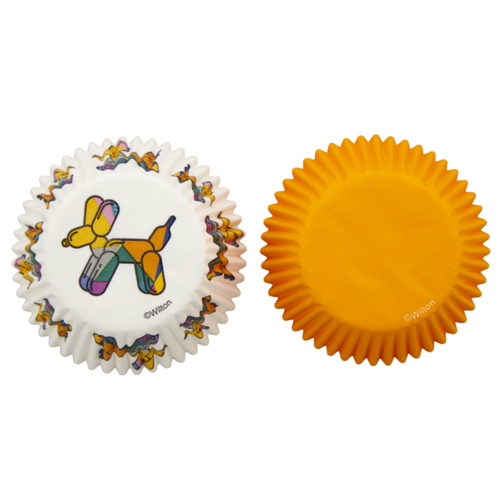 WILTON CUPCAKE EINWEGFORMEN - BALLON HUND