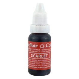 SUGARFLAIR FLSSIGE LEBENSMITTELFARBE - SCHARLACHROT (14 ML)