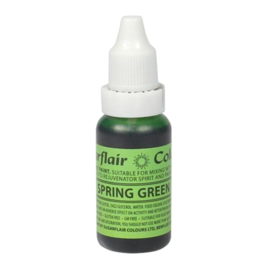 SUGARFLAIR FLSSIGE LEBENSMITTELFARBE - FRHLINGSGRN (14 ML)